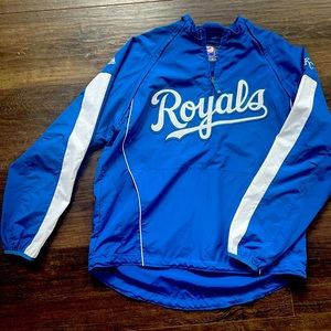 TEAM ISSUED Kansas City Royals Windbreaker (Large)